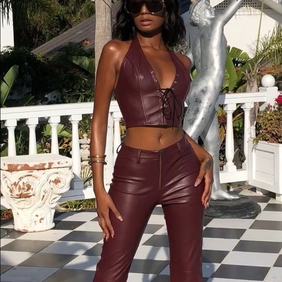 Jumpsuits | Iamgia Romy Leather Pant 